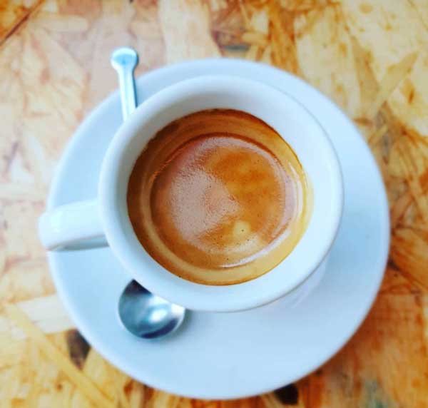 Le cialde con il caffè - Storia